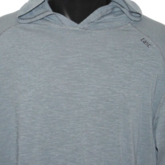 Beautiful TASC Carrollton Lightweight Organic Cotton/Bamboo Hoodie Light Teal XL - Picture 2 of 11